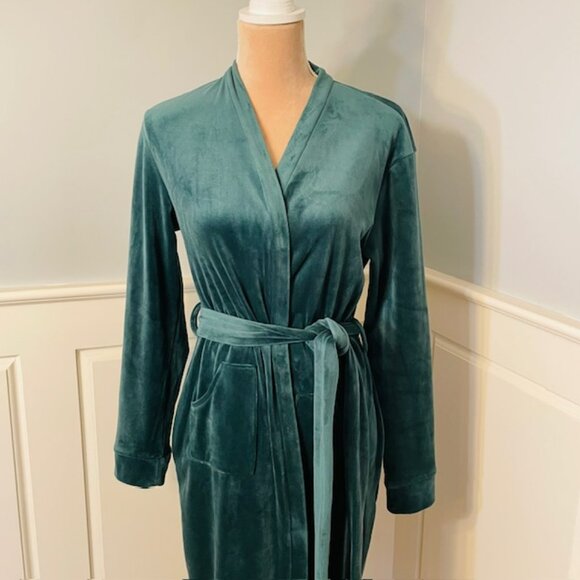 Sexy Little Robe Brand Luxury Full Length Fitted Bath Robe Poised Ivy Small - Picture 4 of 12